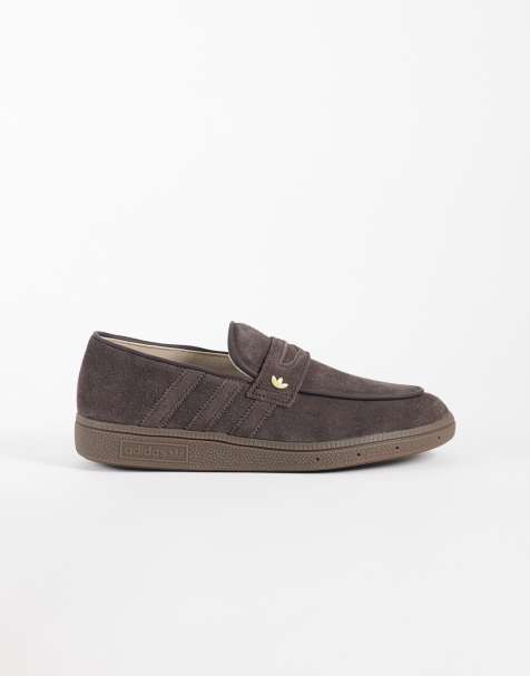 adidas Originals Handball Spezial Loafer mit Gummisohle in Braun - view 1