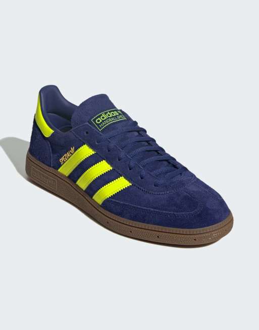 adidas Originals – Handball Spezial – Niebiesko-żółte buty sportowe