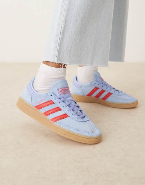 adidas Originals - Handball Spezial - Schoenen in lichtblauw/rood/blauw - view 1