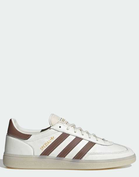 adidas Originals Handball spezial shoes in core white / preloved brown - view 1