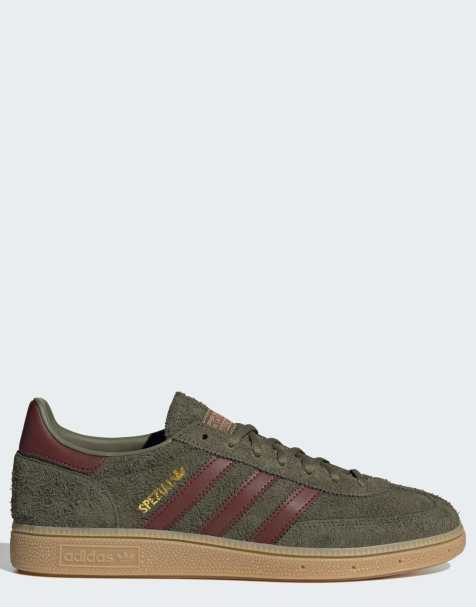 adidas Originals Handball spezial shoes in focus olive / fox brown / gum - view 1
