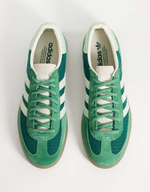 adidas Originals – Handball Spezial – Sneaker in Dunkelgrün mit 3 Streifen in Schlangen-Optik , 2 von 5