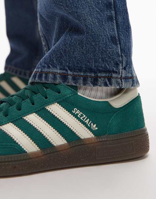 adidas Originals – Handball Spezial – Sneaker in Dunkelgrün mit Gummisohle, 4 von 5