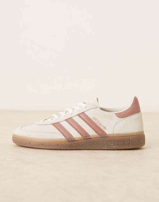 adidas Originals – Handball Spezial – Sneaker in Grau und Rosa mit Gummisohle, 2 von 5
