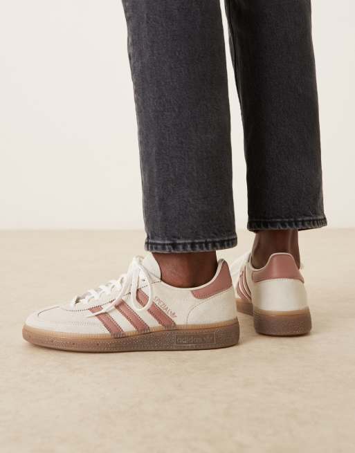 adidas Originals – Handball Spezial – Sneaker in Grau und Rosa mit Gummisohle, 3 von 5