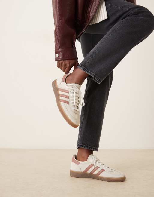 adidas Originals – Handball Spezial – Sneaker in Grau und Rosa mit Gummisohle, 5 von 5