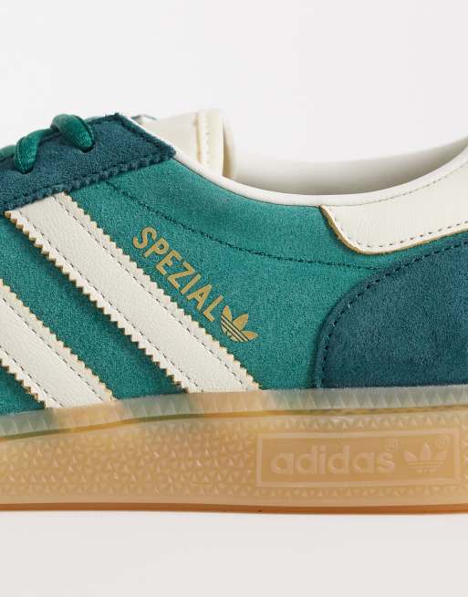 adidas Originals – Handball Spezial – Sneaker in Grün und Cremeweiß mit Gummisohle, 4 von 5