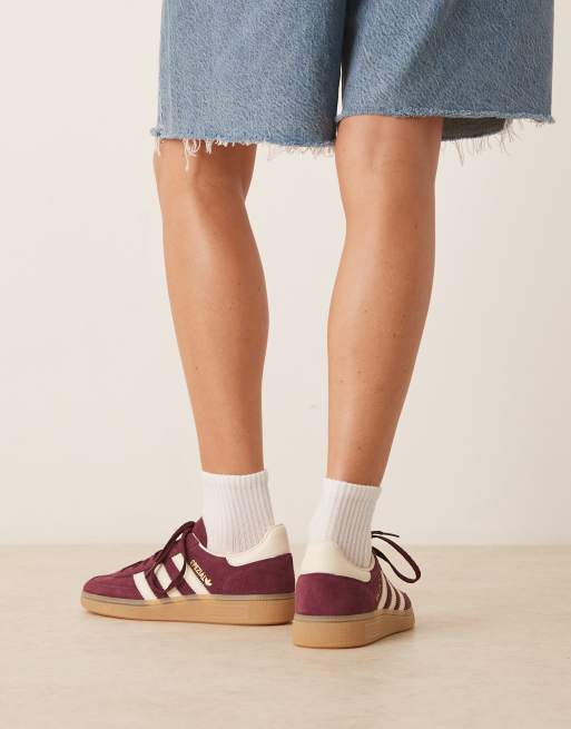 adidas Originals – Handball Spezial – Sneaker in Kastanienbraun und Cremeweiß mit Gummisohle, 3 von 5