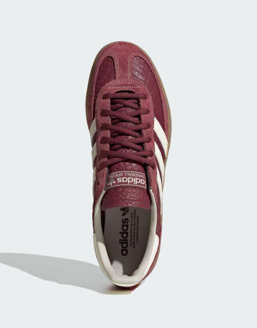 adidas Originals – Handball Spezial – Sneaker in Kastanienbraun und Weiß mit Gummisohle, 2 von 5