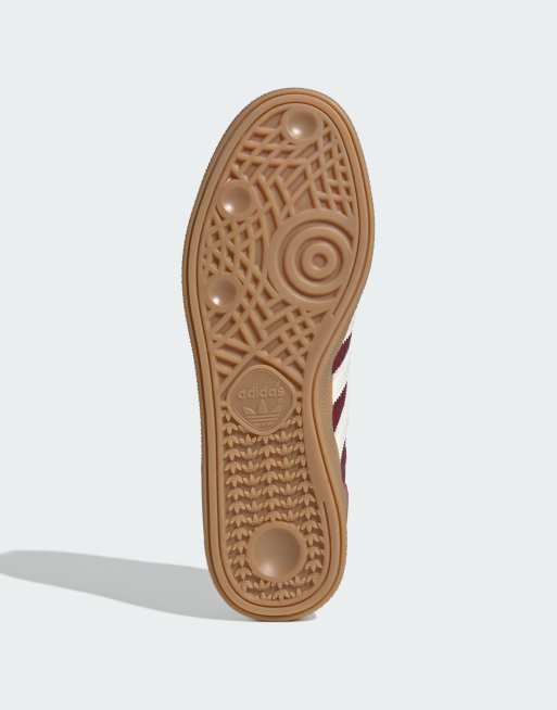 adidas Originals – Handball Spezial – Sneaker in Kastanienbraun und Weiß mit Gummisohle, 4 von 5