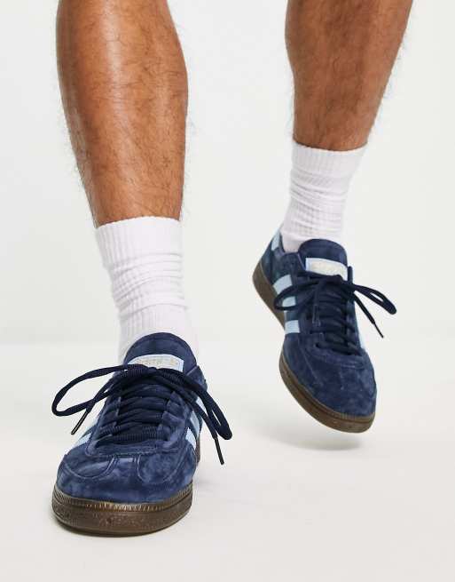 ga verder Tegen de wil Nat adidas Originals – Handball Spezial – Sneaker in Marineblau und Blau mit  Gummisohle - NAVY | ASOS