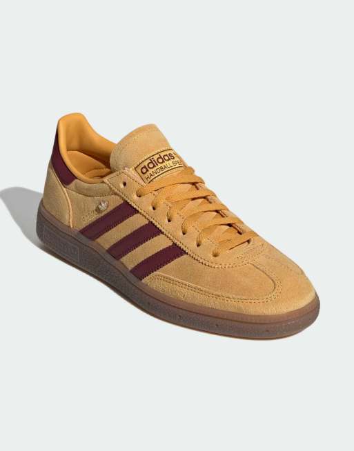 adidas Originals – Handball Spezial – Sneaker in Preloved-Gelb und Burgunderrot, 3 von 5