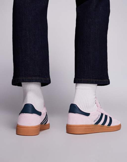 adidas Originals – Handball Spezial – Sneaker in Rosa und Marineblau mit Gummisohle, 5 von 5