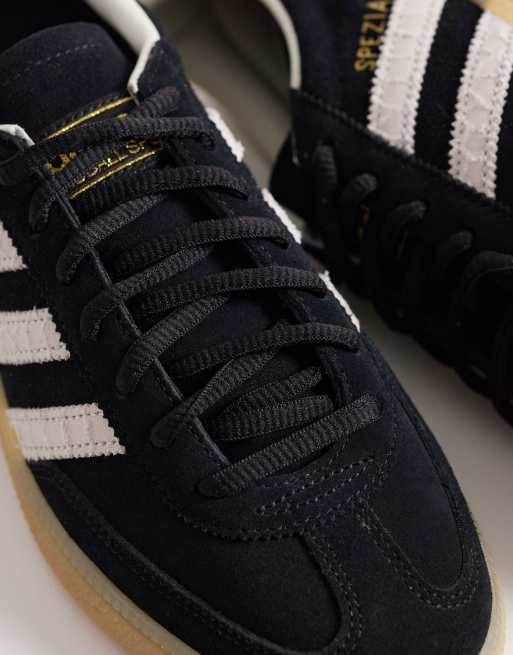adidas Originals – Handball Spezial – Sneaker in Schwarz mit drei Streifen in Kroko-Optik , 2 von 5