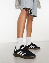 adidas Originals – Handball Spezial – Sneaker in Night Cargo und Gelb mit  Gummisohle