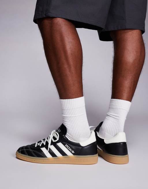 adidas Originals – Handball Spezial – Sneaker in Schwarz und Weiß mit Gummisohle und Ziernaht, 4 von 5