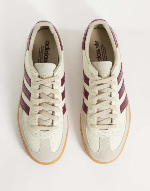 adidas Originals Handball Spezial Sneaker in Wollweiß und Metallic-Rot, 2 von 5