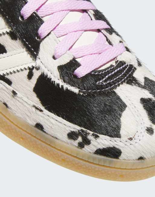 adidas Originals Handball Spezial Sneaker mit Kuhprint und babyrosa Schnürsenkeln, 4 von 4