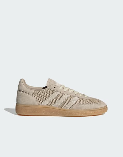 adidas Originals - Handball Spezial - Sneakers all'uncinetto beige con suola in gomma - view 1