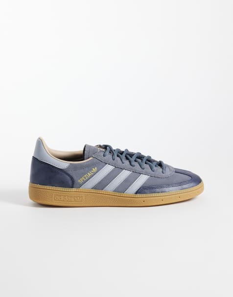 adidas Originals - Handball Spezial - Sneakers blu navy e azzurre con suola in gomma - view 1