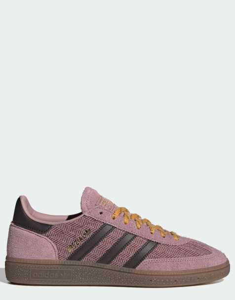 adidas Originals Handball spezial sneakers i støvet rosa og mørkebrun - view 1