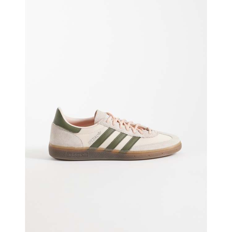 【新品】acca パラディーゾ PARADISO pink beige adidas Originals Handball Spezial sneakers in baby pink and khaki