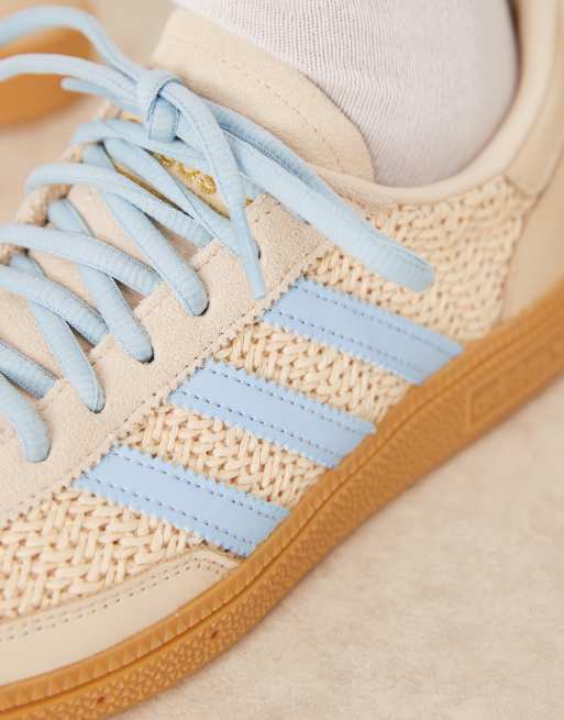 adidas Originals Handball Spezial sneakers in beige and light blue