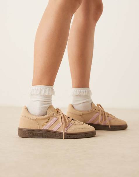 adidas Originals Handball Spezial sneakers in beige and pink - view 1