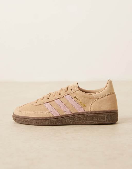 adidas Originals Handball Spezial sneakers in beige and pink
