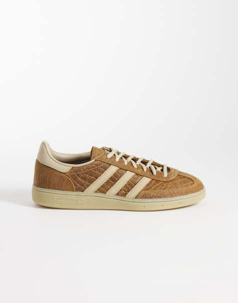 adidas Originals Handball Spezial sneakers in beige croc - view 1