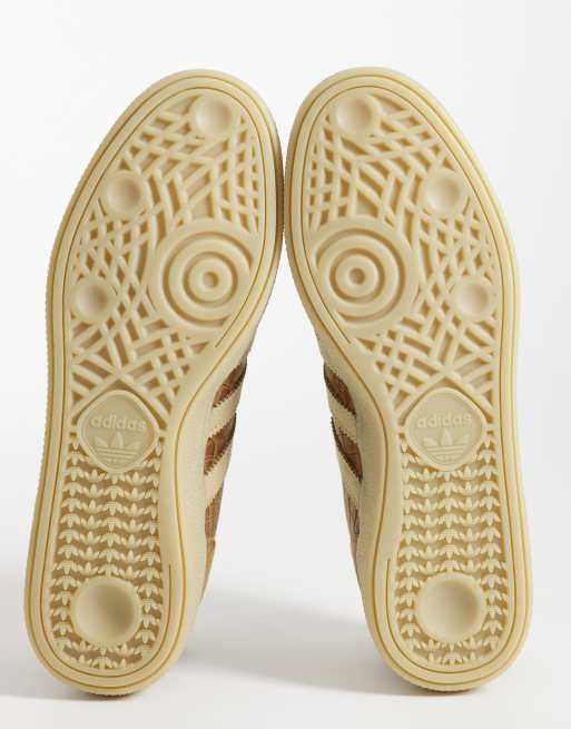 adidas Originals Handball Spezial sneakers in beige croc | ASOS