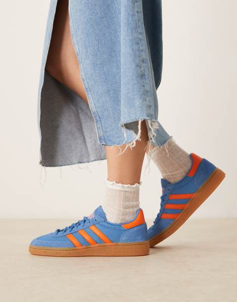 adidas Originals Handball Spezial sneakers in blue and red - view 1