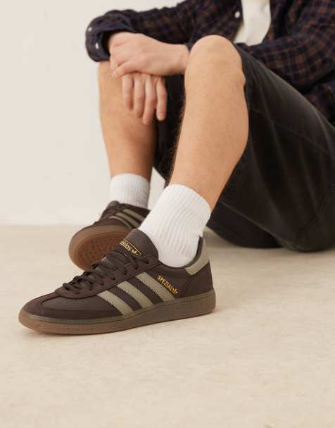 adidas Originals Handball Spezial sneakers in brown and gray - view 1