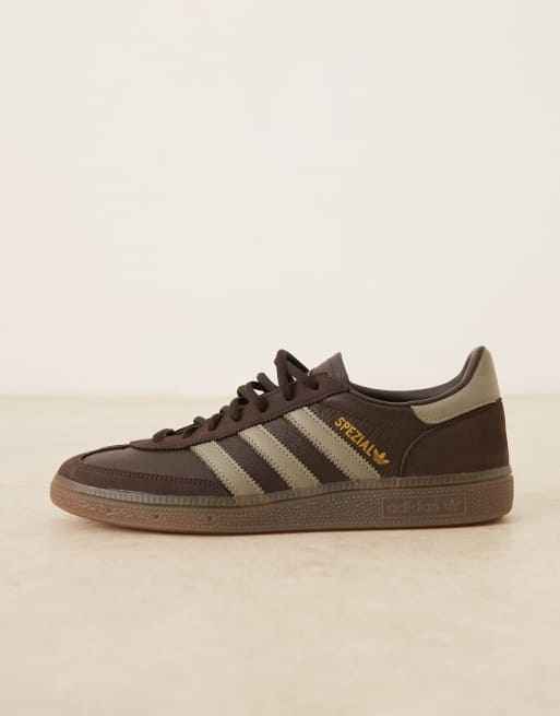 adidas Originals Handball Spezial sneakers in brown and gray | ASOS