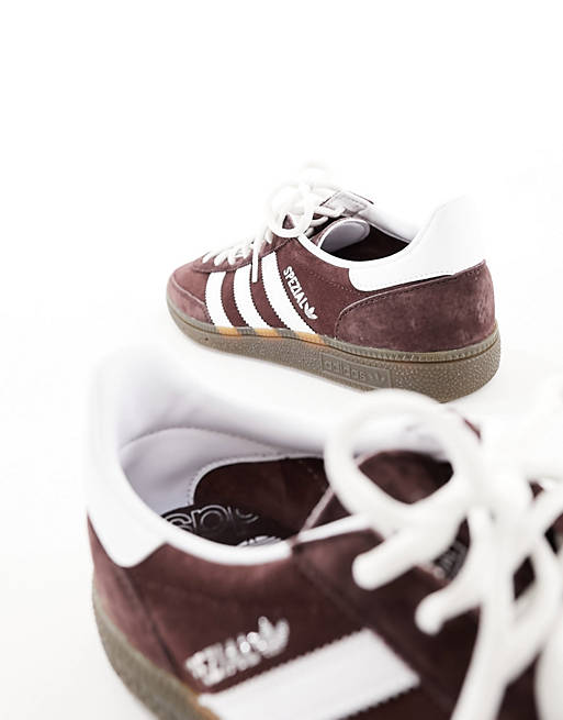 adidas Originals Handball Spezial sneakers in brown and white