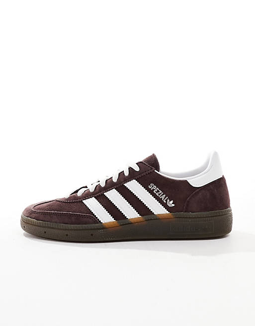 adidas Originals Handball Spezial sneakers in brown and white