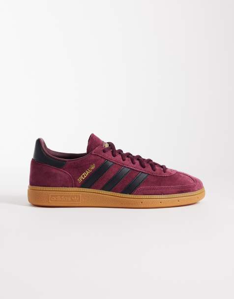 adidas Originals Handball Spezial sneakers in burgundy and black - view 1