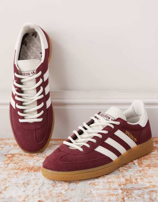 adidas Originals Handball Spezial sneakers in burgundy | ASOS