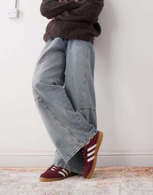 adidas Originals Handball Spezial sneakers in burgundy