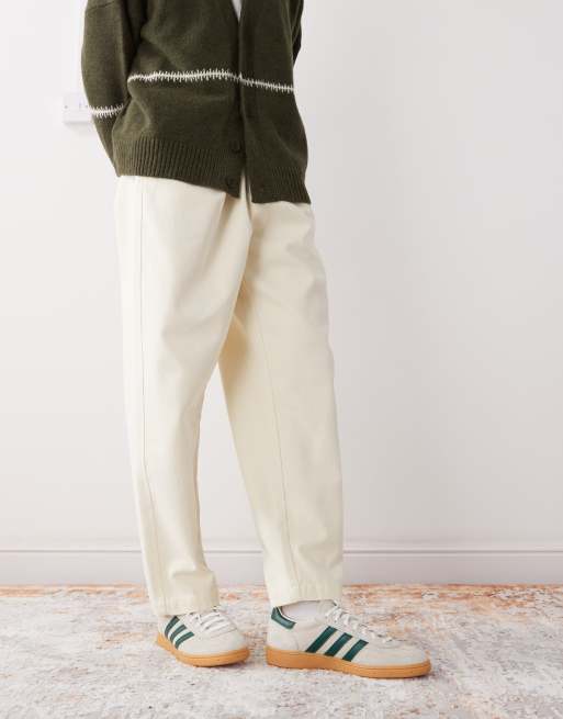 adidas Originals Handball Spezial sneakers in cream and green