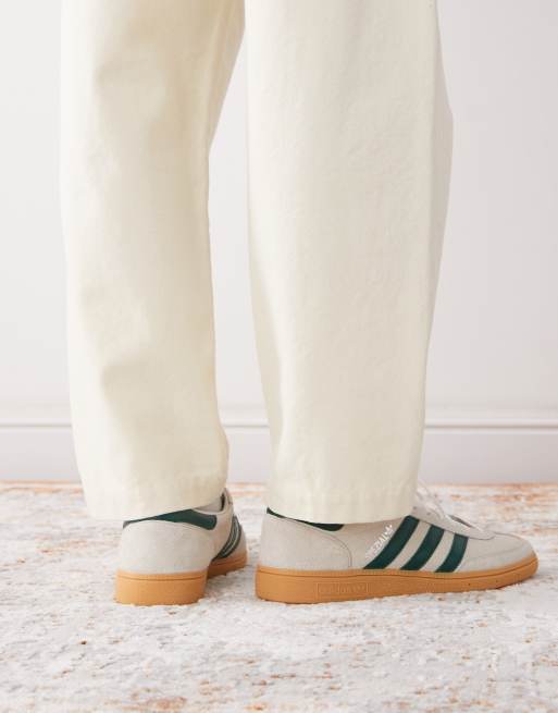 adidas Originals Handball Spezial sneakers in cream and green