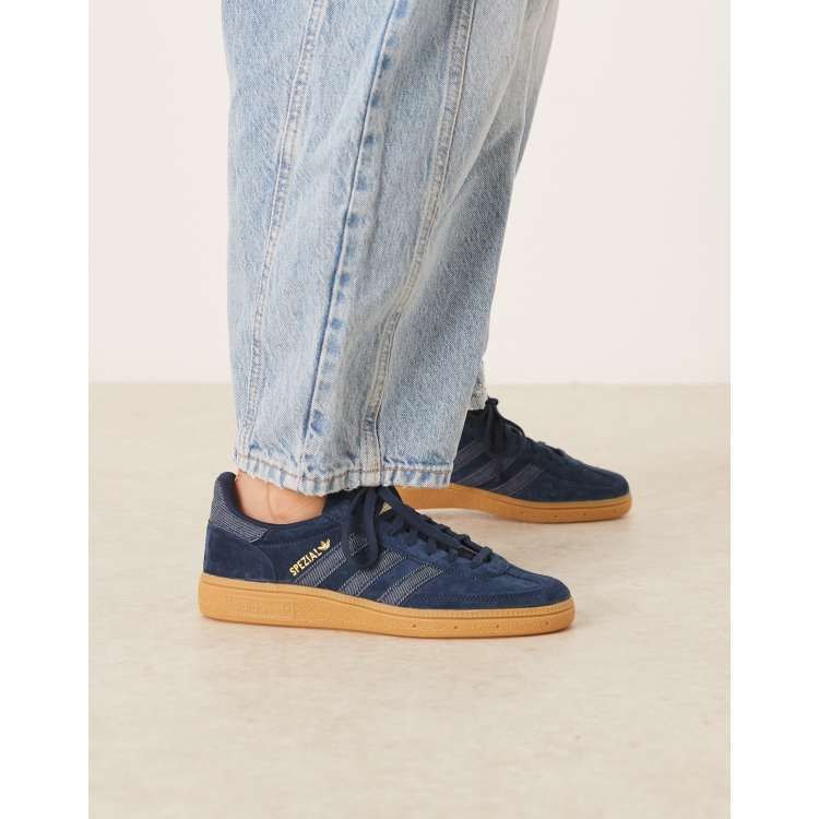 adidas Originals Handball Spezial sneakers in denim blue | ASOS