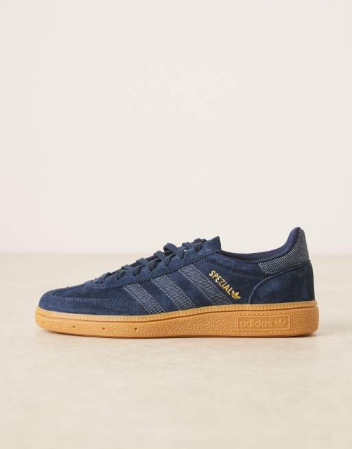 adidas Originals Handball Spezial sneakers in denim blue | ASOS
