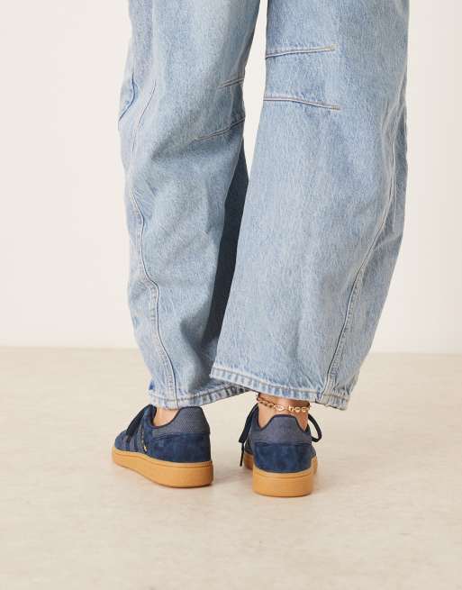 adidas Originals Handball Spezial sneakers in denim blue | ASOS