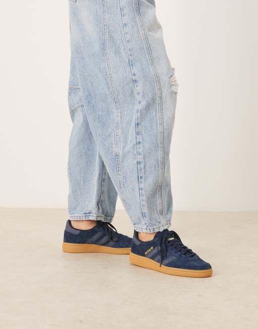 adidas Originals Handball Spezial sneakers in denim blue | ASOS