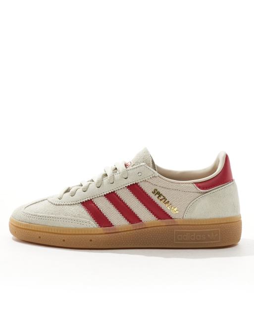 adidas Originals Handball Spezial sneakers in gray and red
