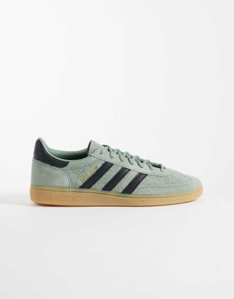 adidas Originals Handball Spezial sneakers in green and black - view 1