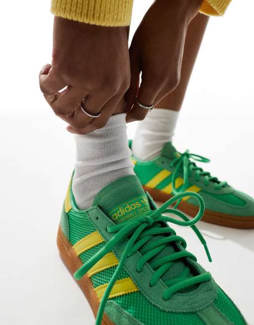 adidas Originals Handball Spezial sneakers in green and