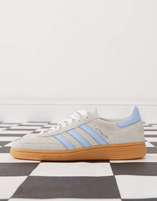 adidas Originals Handball Spezial trainers in grey and light blue