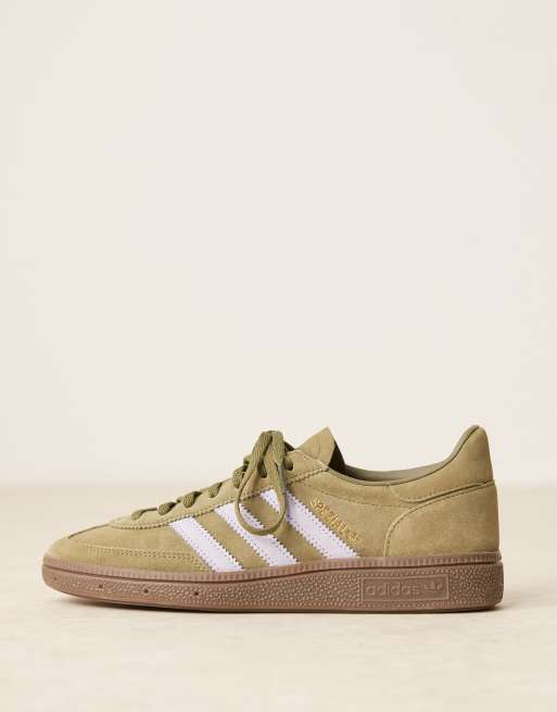 adidas Originals Handball Spezial sneakers in khaki and blue